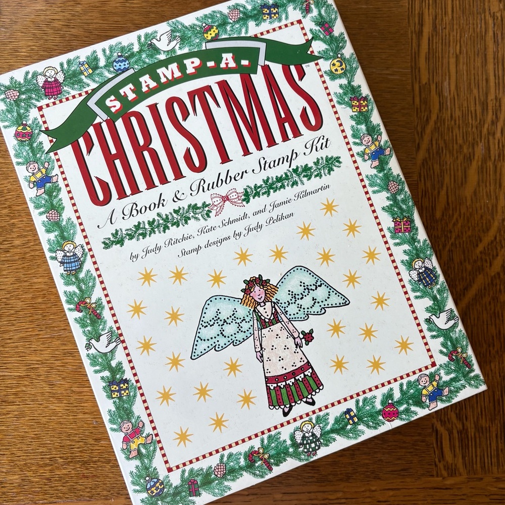 Vintage Stamp-A-Christmas Rubber Stamp Kit – Complete 1990 Reader’s Digest Set